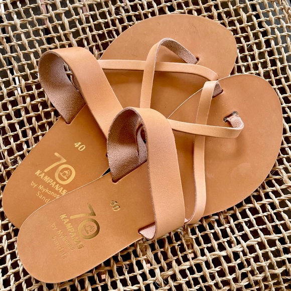 Hand Made Leather Sandals size 40 - Picture 1 of 3